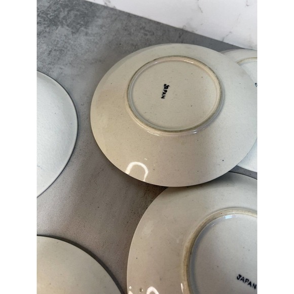 5 Vintage Blue Willow Replacement Saucer Plates 5 3/4 Oriental Birds Japan Blue - Picture 10 of 10